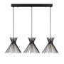 Opviq Kirpi - 3088 Lámpara de araña negra ajustable